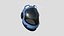 3D Astronaut Helmet B03 Blue - Character Design Fashion