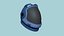 3D Astronaut Helmet B03 Blue - Character Design Fashion
