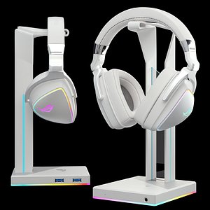 3D Asus ROG Delta White