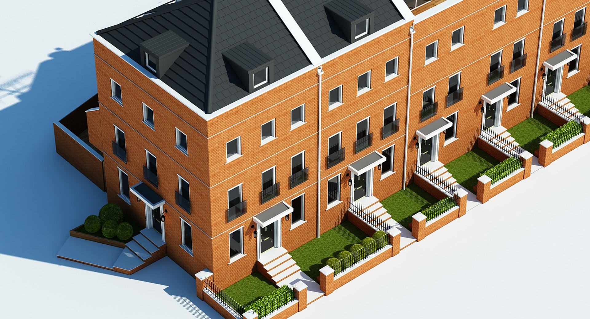 Residential Building 3d Max