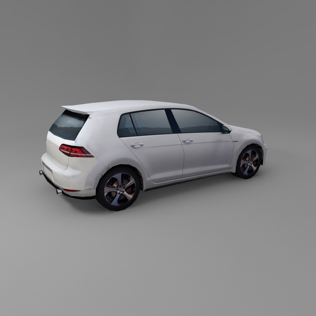 3d Sport Hatchback Model