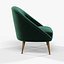 armchair sofa bar chair 3d model