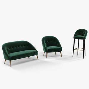 Brabbu Malay armchair, sofa and bar chair