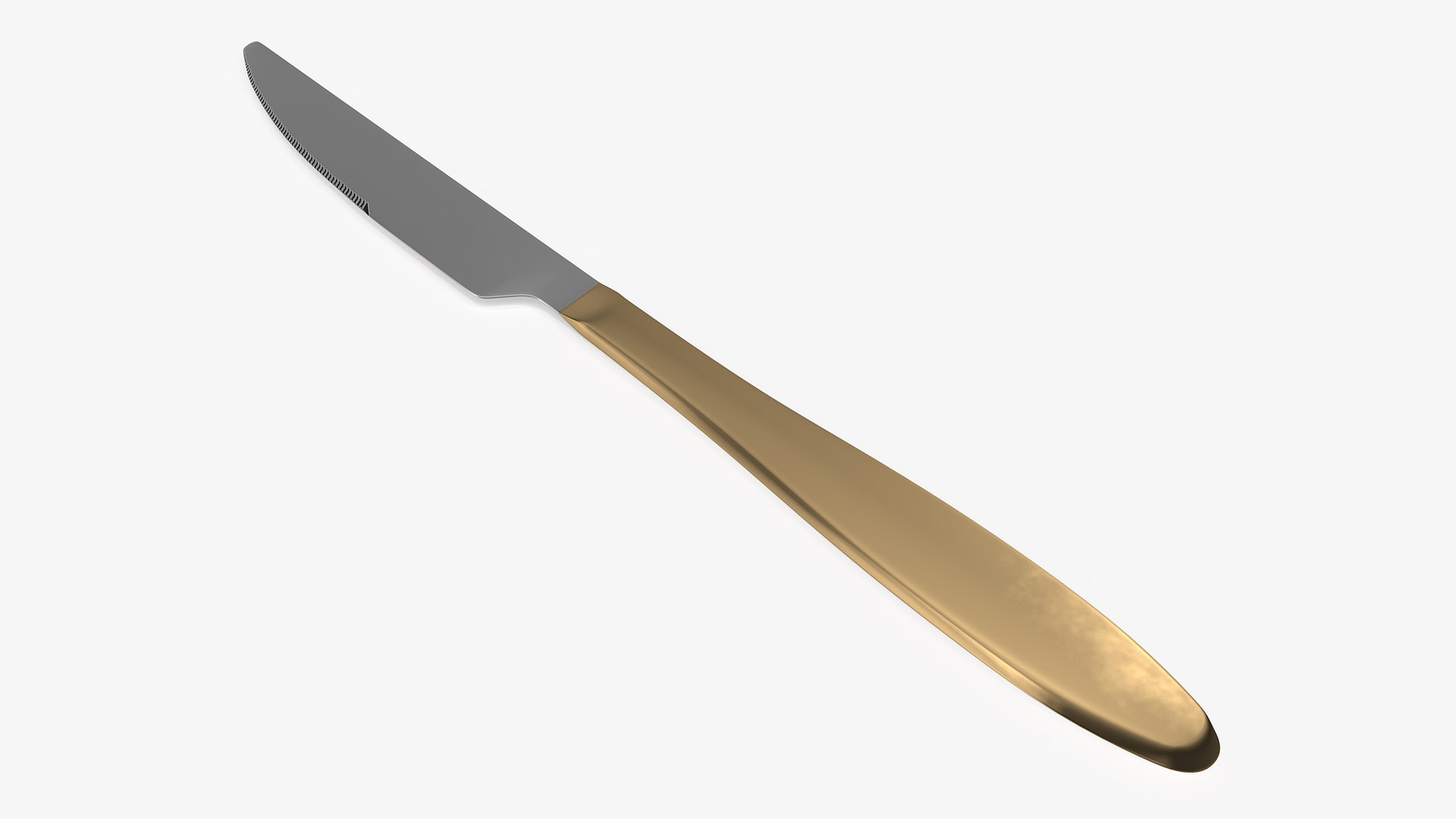 Golden Knife 3D model preview