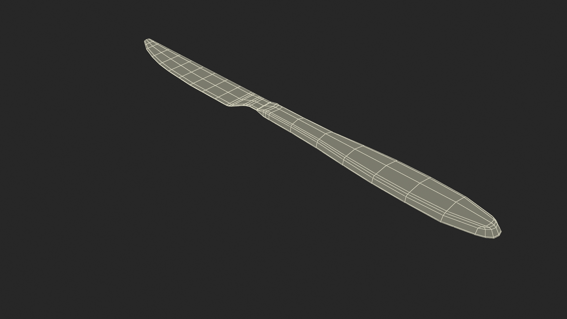 Golden Knife 3D - TurboSquid 2040262