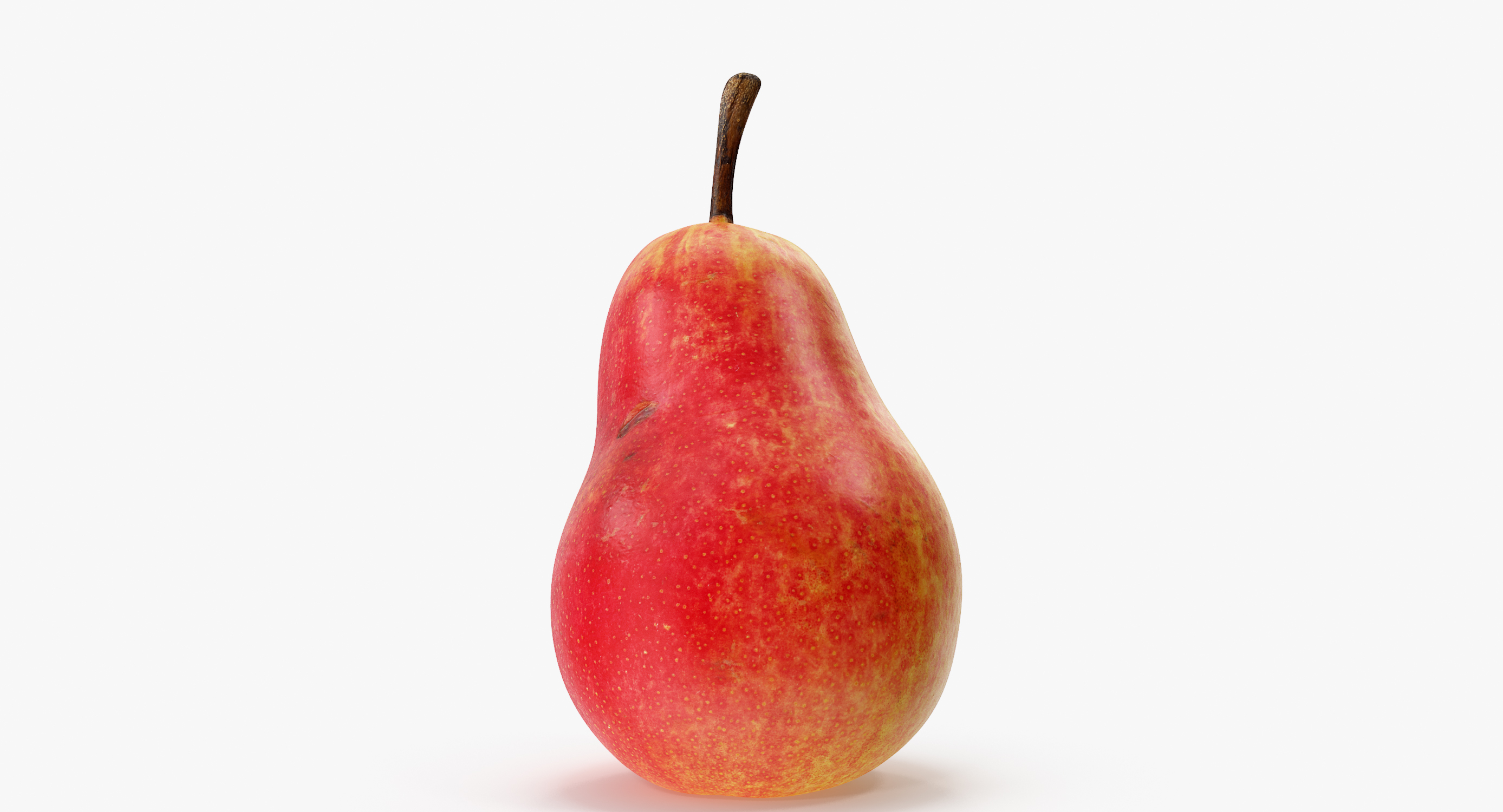 3D pear red 01 - TurboSquid 1402585