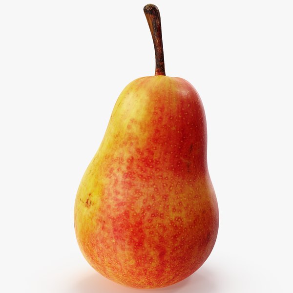 3D pear red 01 - TurboSquid 1402585