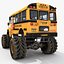 School bus monster truck