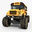 School bus monster truck