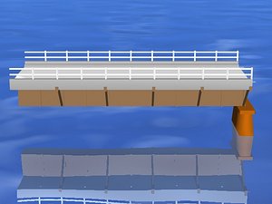 free friends bridges keys 3d model