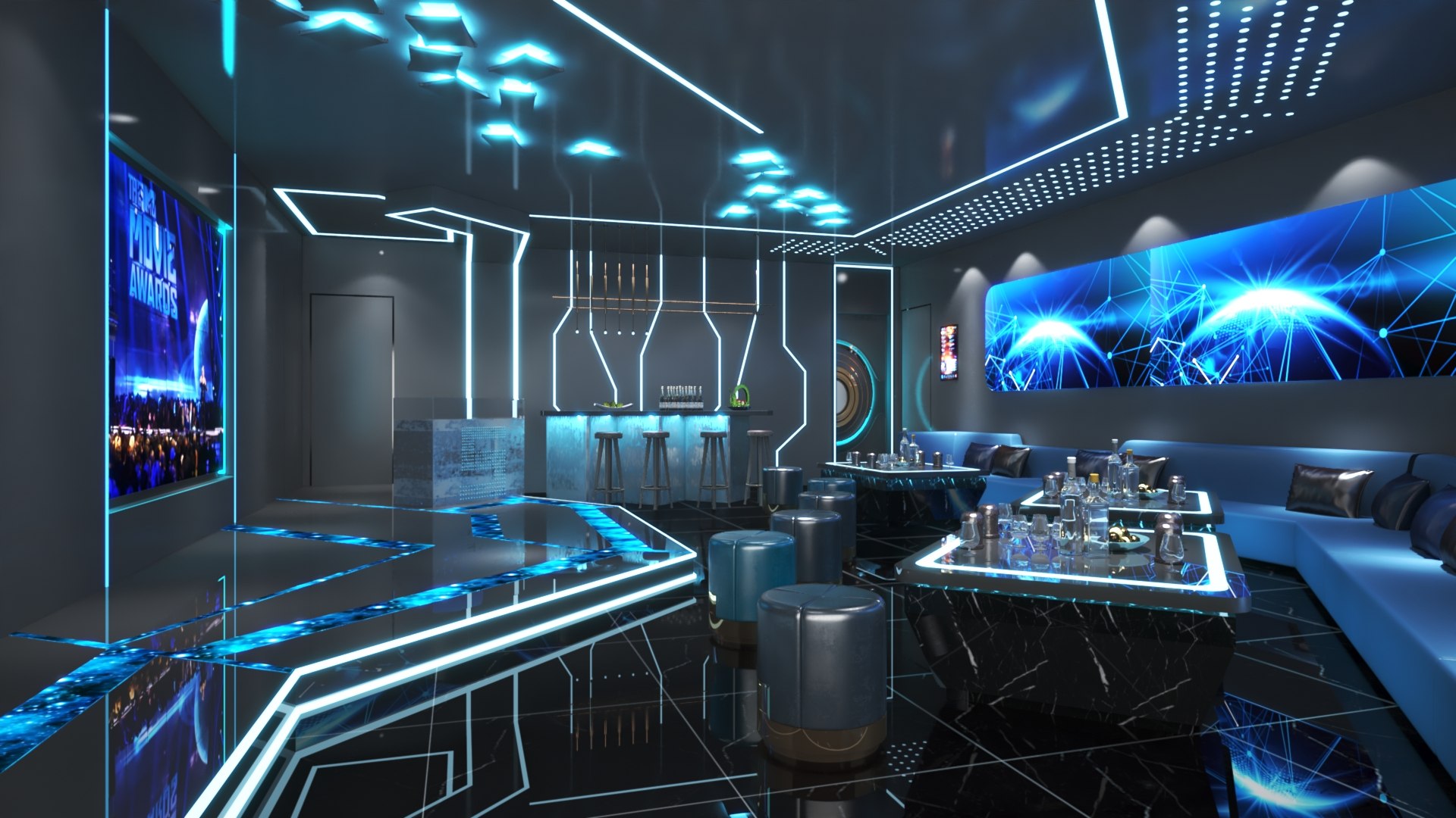 3D Model Night Club 6 - TurboSquid 2074517