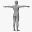 Rigged Male Female and Child Mannequin 3D model