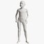 Rigged Male Female and Child Mannequin 3D model