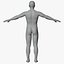 Rigged Male Female and Child Mannequin 3D model