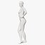 Rigged Male Female and Child Mannequin 3D model