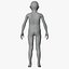 Rigged Male Female and Child Mannequin 3D model