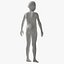Rigged Male Female and Child Mannequin 3D model