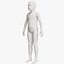 Rigged Male Female and Child Mannequin 3D model