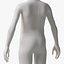 Rigged Male Female and Child Mannequin 3D model