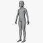 Rigged Male Female and Child Mannequin 3D model