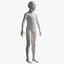 Rigged Male Female and Child Mannequin 3D model