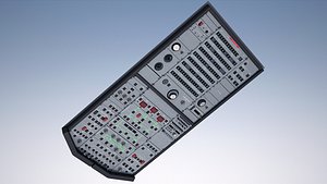 A319 A320 A321 Overhead Panel 3D