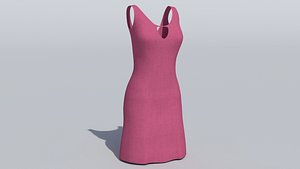 3D Woman Dress model