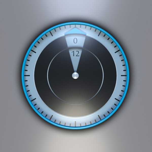 Analog-Digital Clock with Cover model - TurboSquid 1983357