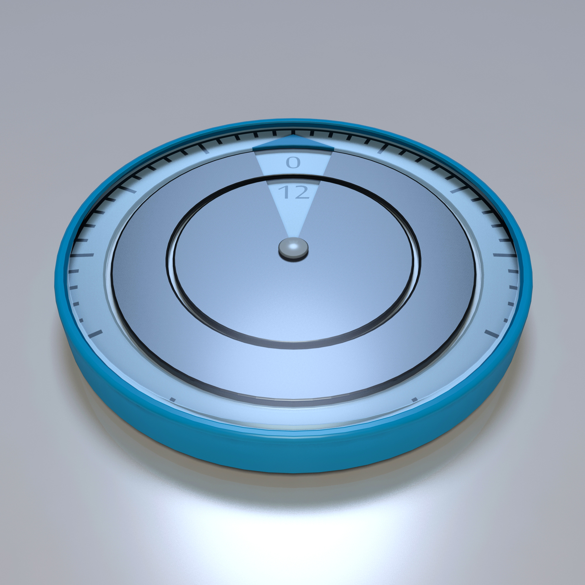 Analog-Digital Clock with Cover model - TurboSquid 1983357