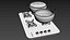 Gas Stove And cooking Pot