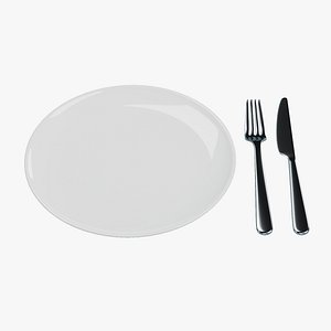 Plate with Cutlery