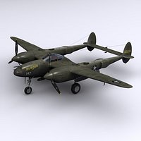 P-38G Lightning - Miss Virginia Guadalcanal 1943
