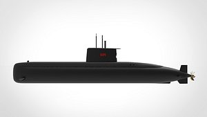 submarine brazilian navy 3D model