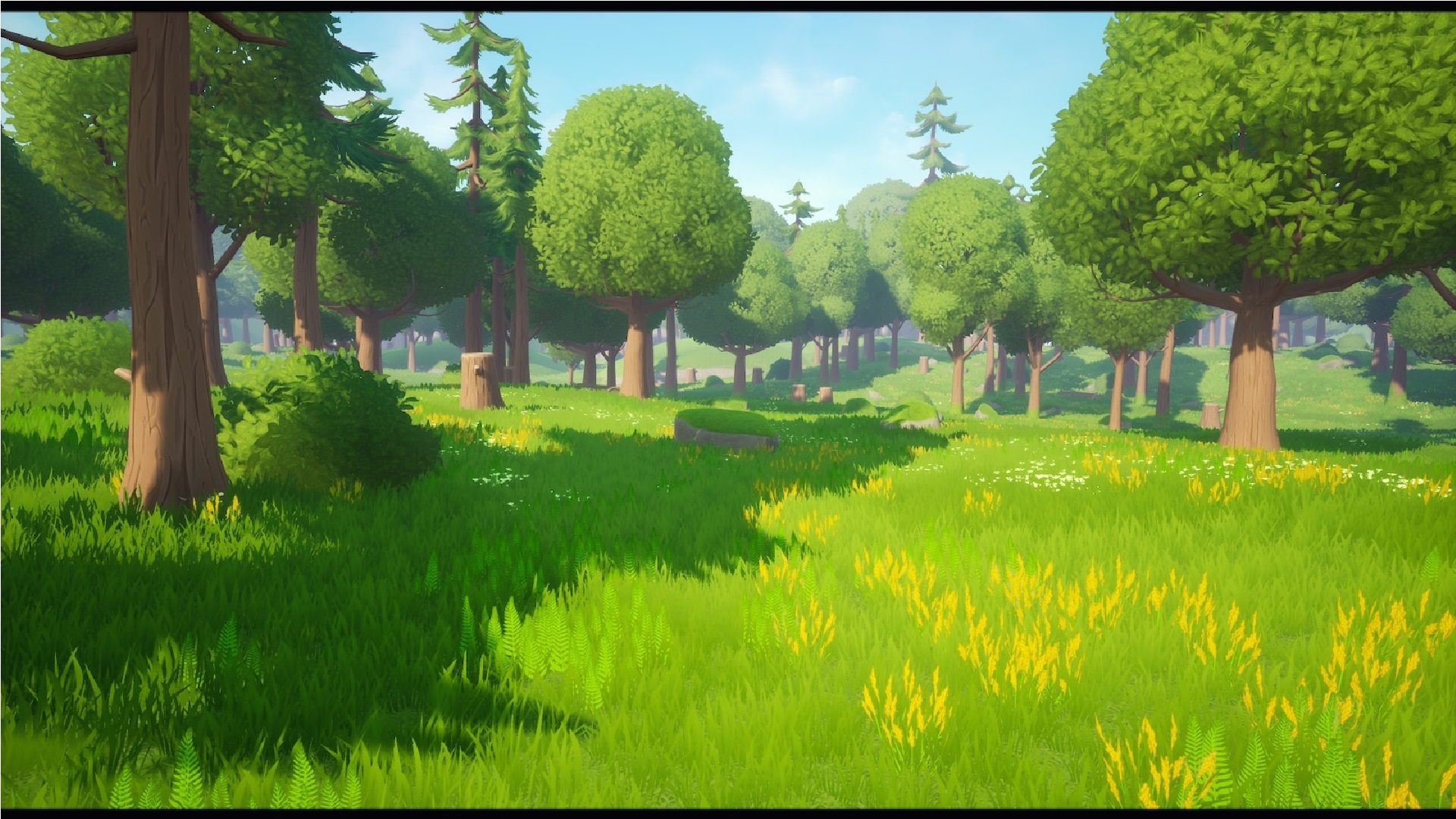 Stylized forest 3D model - TurboSquid 1689383