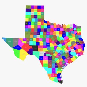 3d texas counties