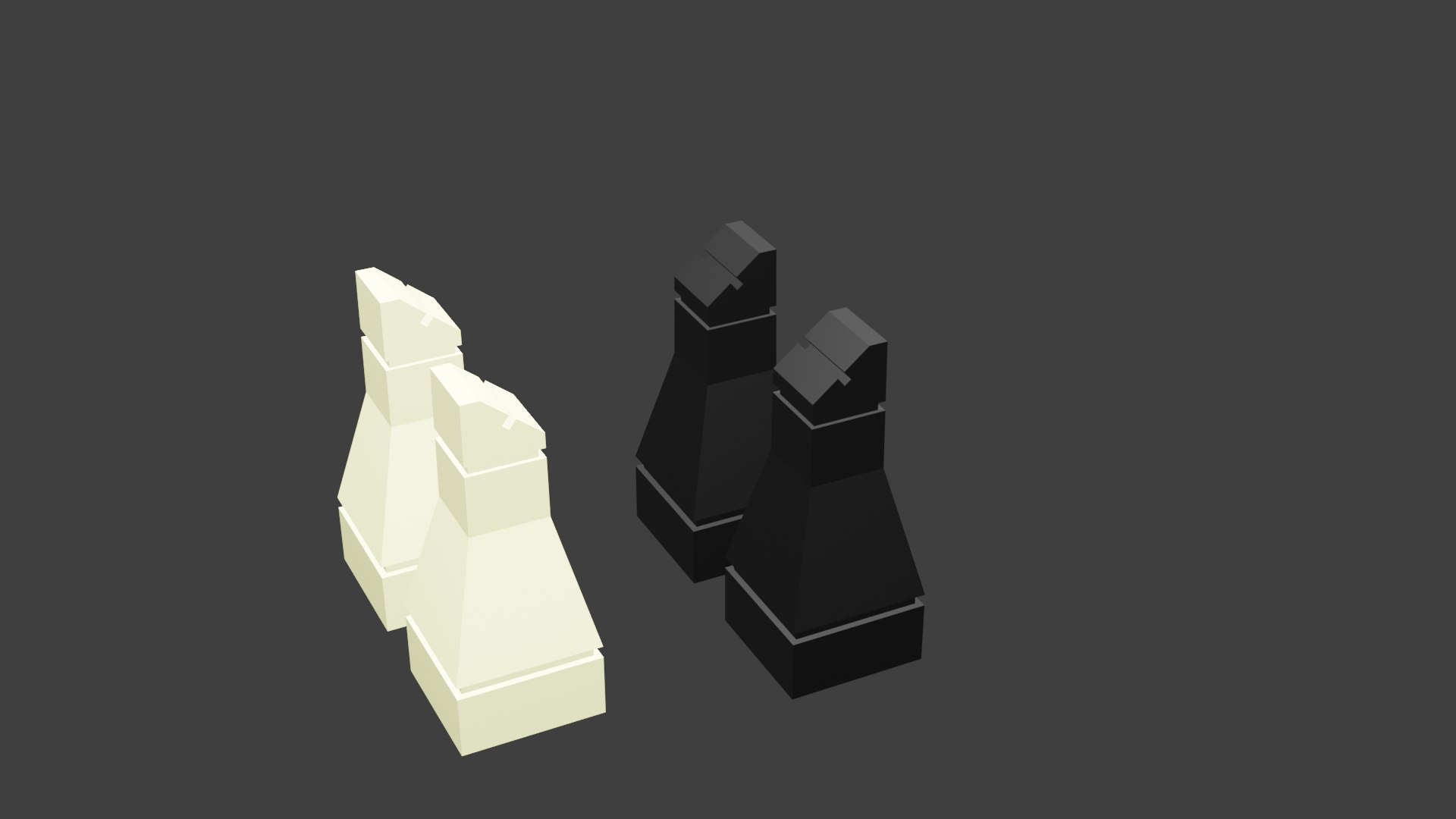 3D Chess With Cubic Pieces - TurboSquid 1767125