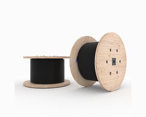 cable wood 3D model