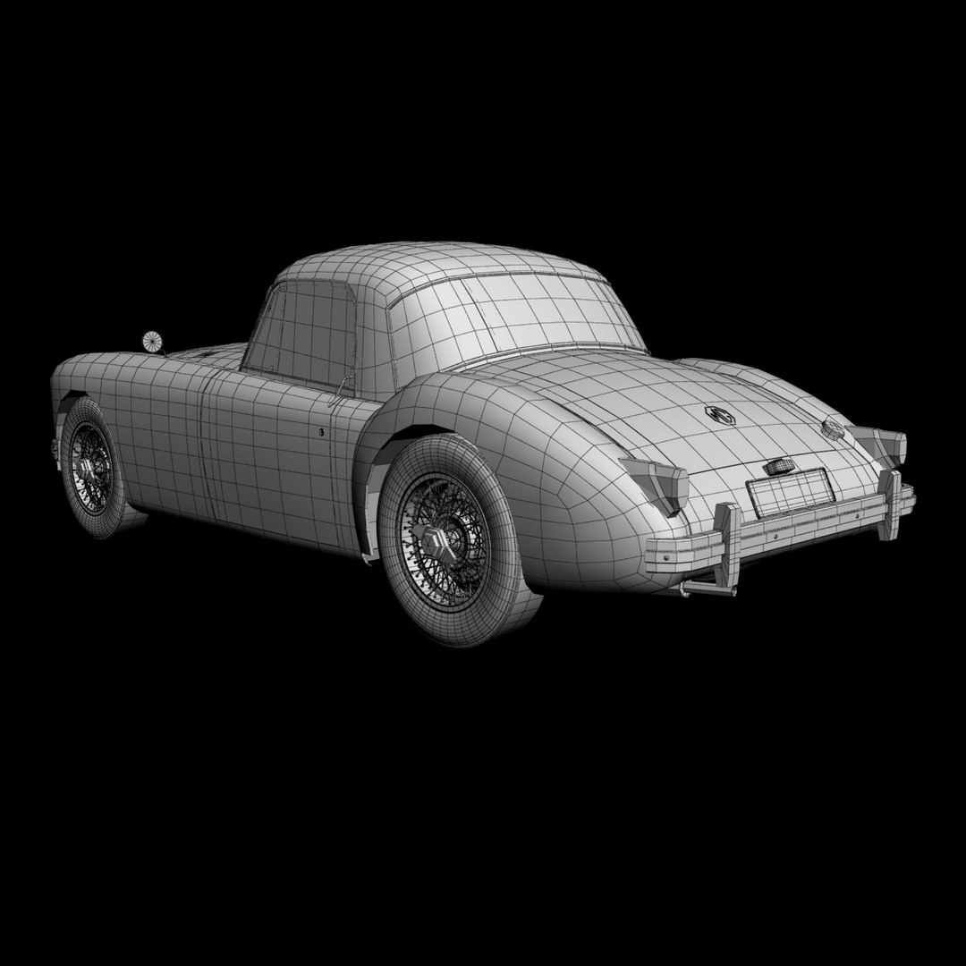 3d Mg Mga Coupe