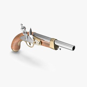 3D Flintlock Pistol