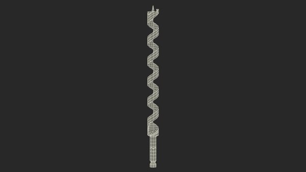 modelo 3d Carbide Tipped Auger Bit New - TurboSquid 2110969