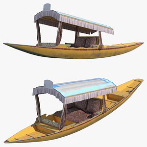 3D model Shikara Yellow Old