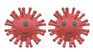 Coronavirus COVID-19 3D model