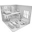 CNC cut and Printable Dollhouse 3D print