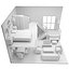 CNC cut and Printable Dollhouse 3D print