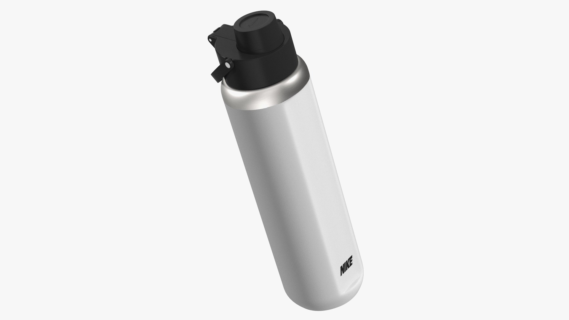 Bottle Water Nike Recharge White Close 3D model preview