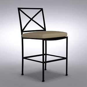 Carmel Barstool Painted Metal