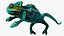 Panther Chameleon Rigged 3D model