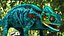Panther Chameleon Rigged 3D model
