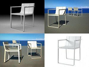 flat chair model