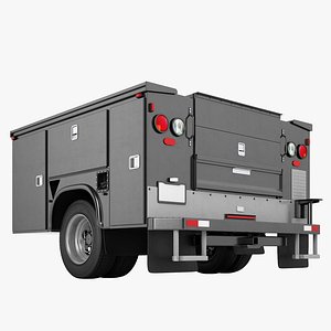 3D enclosed utility truck